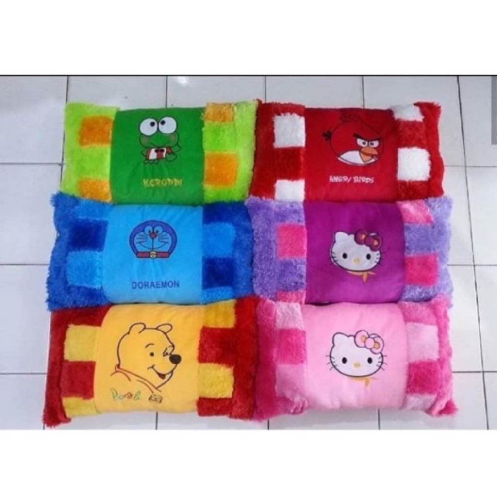 Bantal bulu anak karakter