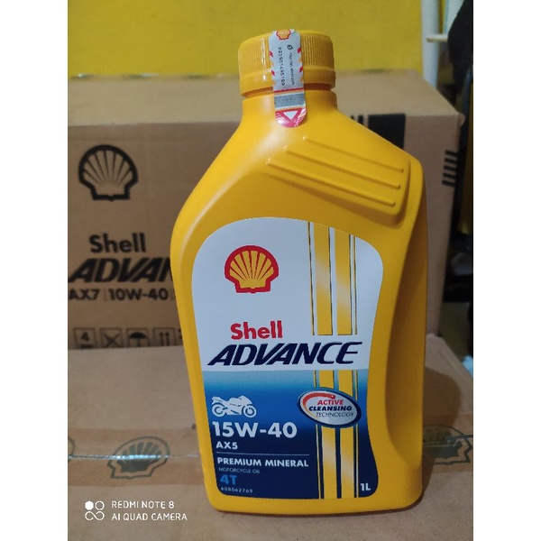 OLI SHELL ADVANCE AX5 SAE 15W-40 ORIGINAL
