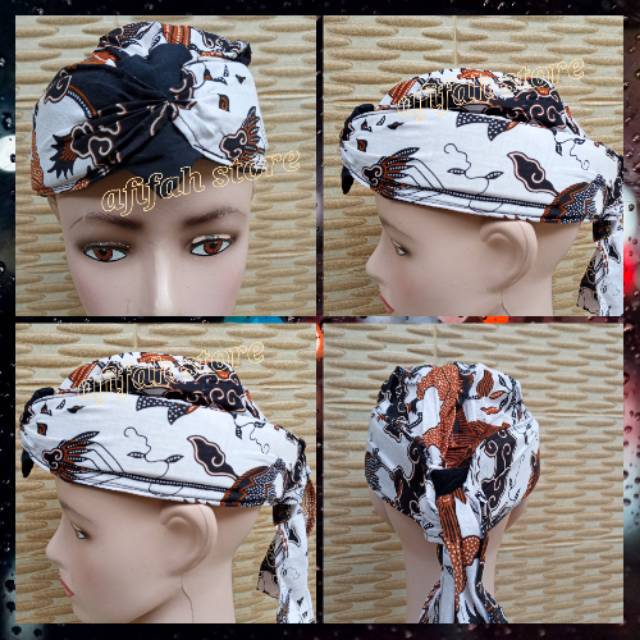 Ikat sunda batik / totopong / ikat kepala sunda batik