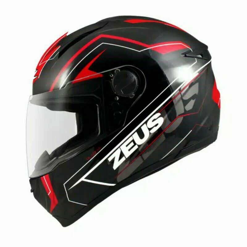 Helm Zeus Plasma 811AL5 BLKRED Free Dark Visor