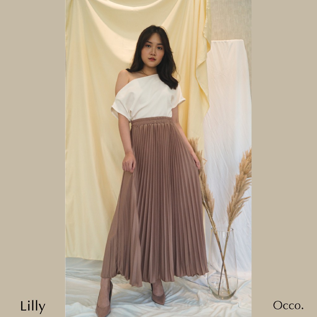 LILY - ROK PLISKET PREMIUM 28 WARNA BAHAN HYGET PREMIUM