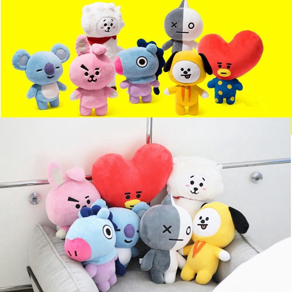  Bayar Di Tempat Mainan Boneka Plush Stuffed Kpop BTS BT21 