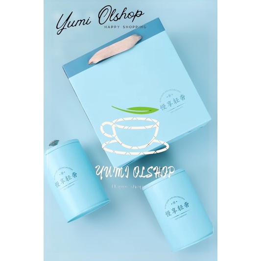 （2Kaleng）CHINESE TEA TIE GUAN YIN  &amp; BLACK OLONG CHINESE GIFT 铁观音 / 黑乌龙茶BLACK OLONG TEA