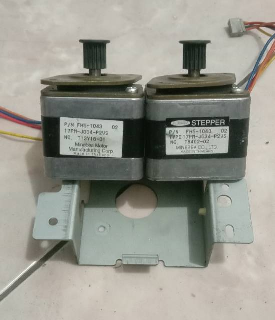 borongan stepping motor nema 17 bekas fotocopy 7 pcs 6wire