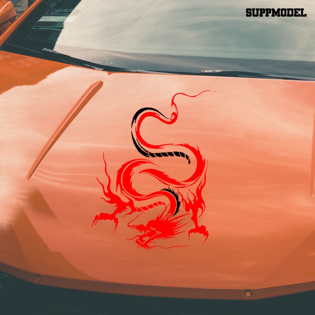 Stiker Decal Motif Tulisan Car-Styling Untuk Dekorasi Kap Mesin Mobil SUV / Truk