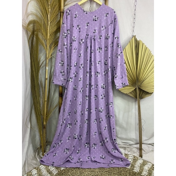 Gamis Crinkle Motif Timbul