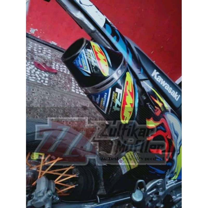 KNALPOT RACING FMF F4 CARBON PNP CRF150, KLX150, D'TRACKER, WR155