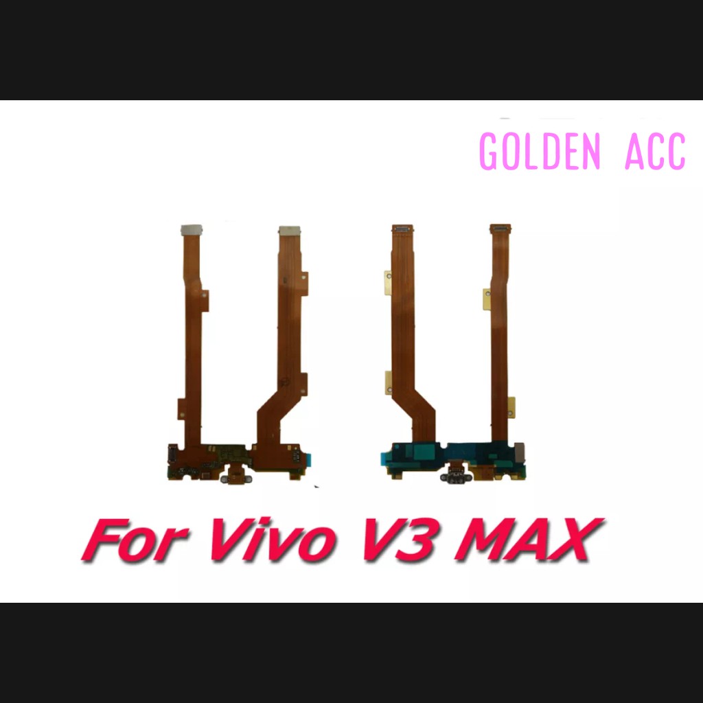 Flexible Fleksible BOARD VIVO V3 MAX FLEXI CONEKTOR CHARGER  CASAN + MIC /  BISA BAYAR DITEMPAT COD