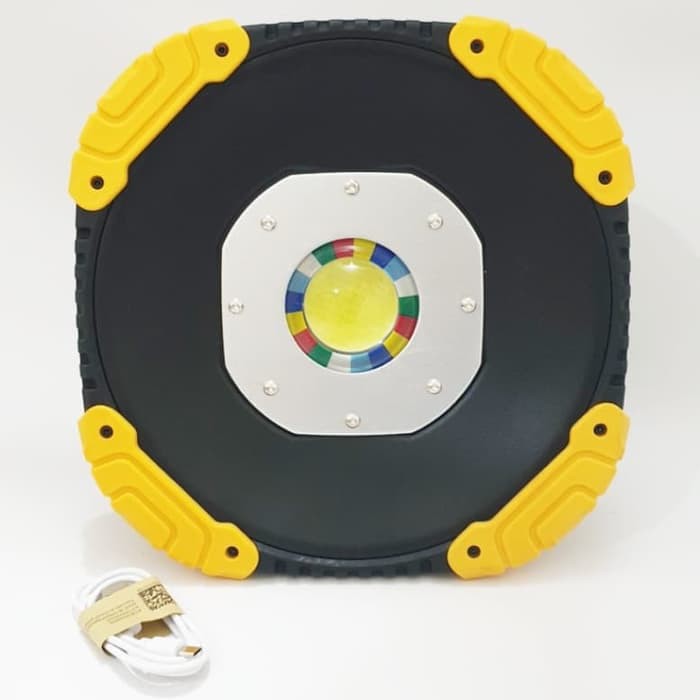 flood light swirl finder COB Led 6000K 35w RECHARGEABLE lampu tembak