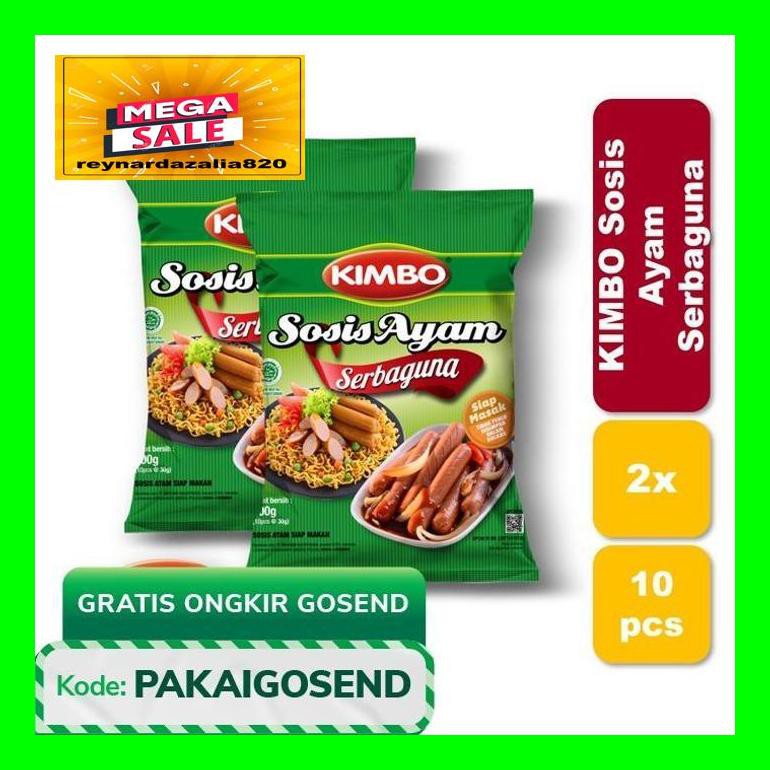 

Chrnar Kimbo Sosis Ayam Serbaguna10 Twin Pack Chch50D