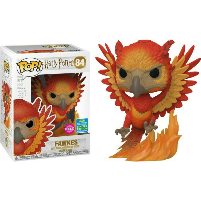 Funko Pop SDCC 2019 Exclusive Movie - Harry Potter - FAWKES (Flocked)