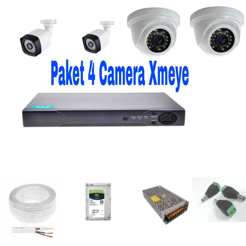 Jual Paket 4 Camera Xmeye | Shopee Indonesia