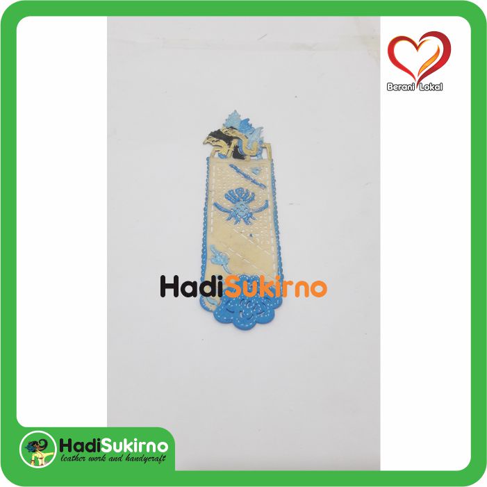 

Souvenir Pembatas Buku Wayang biru Kecil