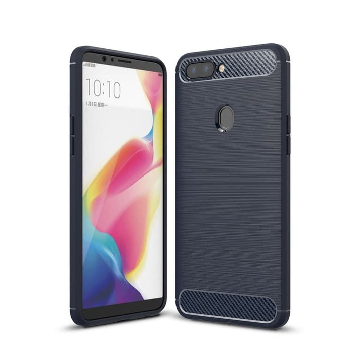 SS8433 - BRUSHED COMBINATION CASE OPPO R11S NAVY BLUE