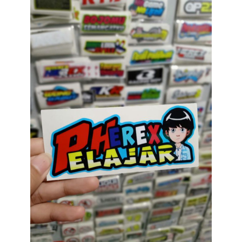 Sticker printing Herex Pelajar minim pembelian harus 20rb