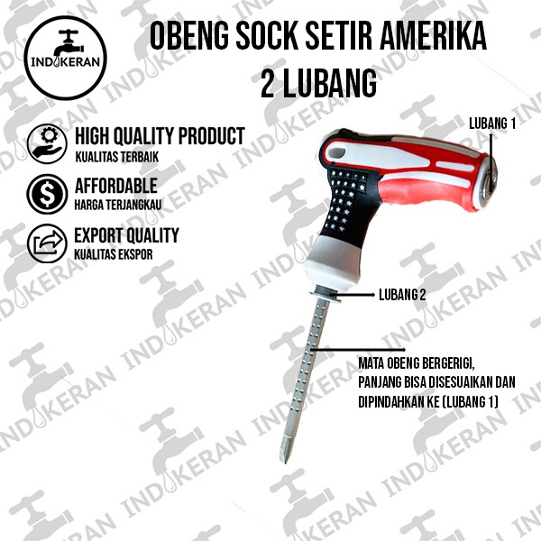 INDOKERAN - Obeng Sock Setir Amerika - High Quality