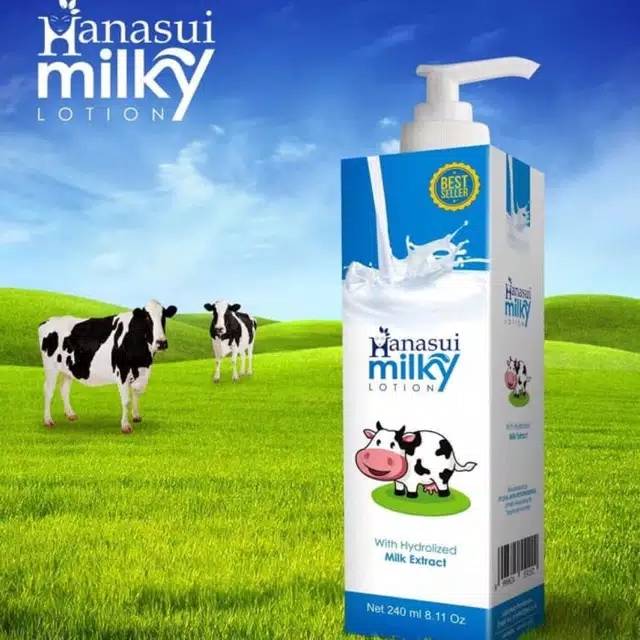 Medan Termurah 240ml Lotion Milky pemutih Body lotion pemutih by hanasui