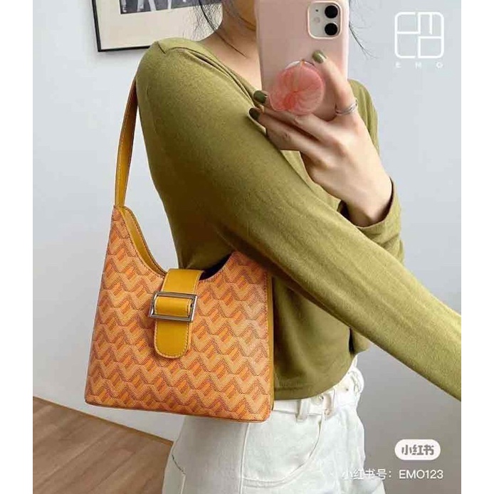 Emo Korea Tas Shoulder Bag Wanita Branded Slingbag