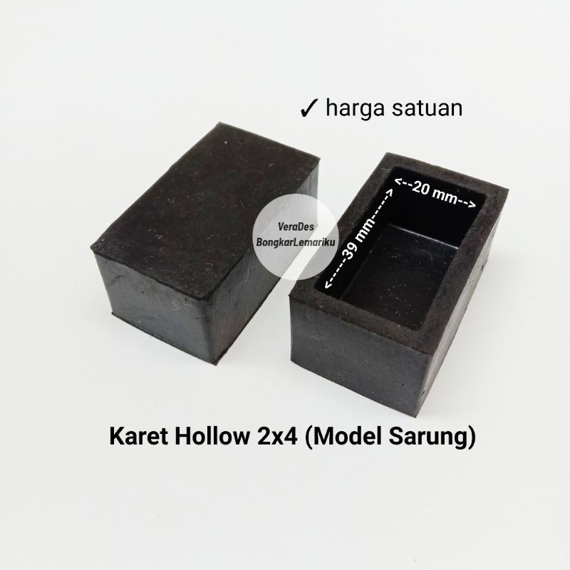 Karet Hollow 2x4 (Model Sarung)