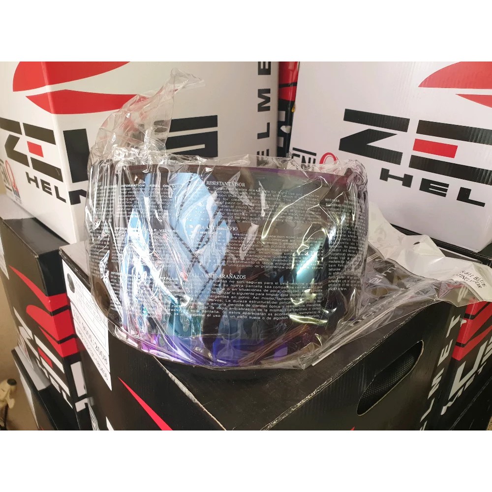 ZEUS VISOR IRIDIUM ZS 811 BLUE