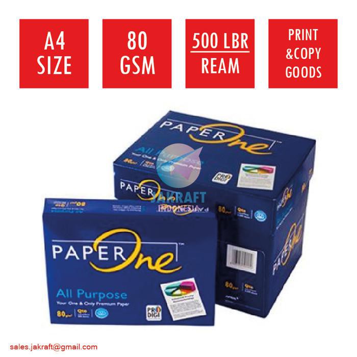 

Kertas / Khusus Gojek Grab! Kertas Hvs A4 80 Gram Gsm Paperone Paper One