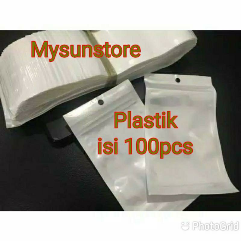 Plastik Klip 13x23 cm Aksesoris Ziplock Zipper Zip Lock 13 x 23 cm Mysunstore