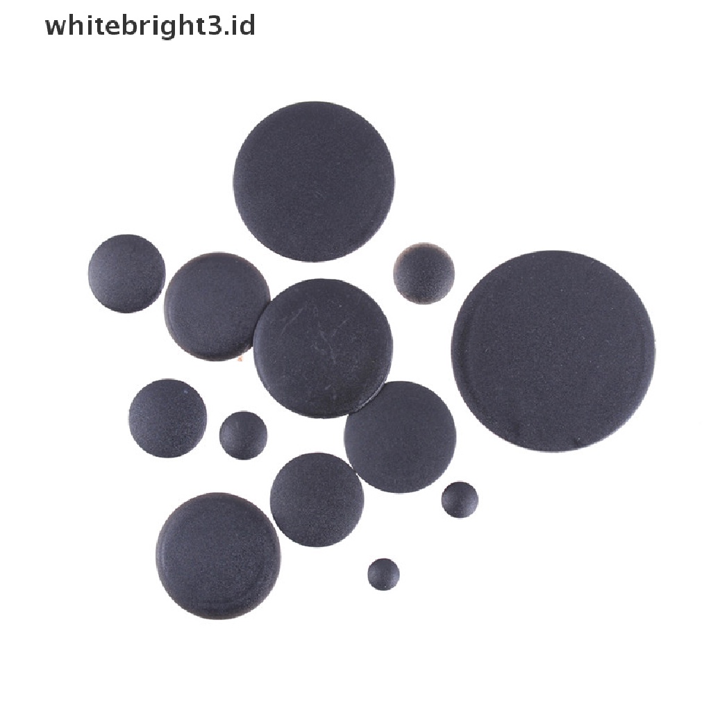 {whitebright3.id} 4Pcs/lot Black Plastic Round Tube Hole Plug Pipe End Cap Cover ,