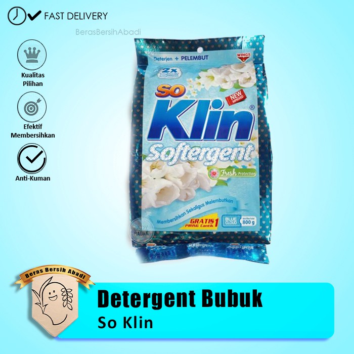 

Detergent Soklin Bubuk 800gr (770)