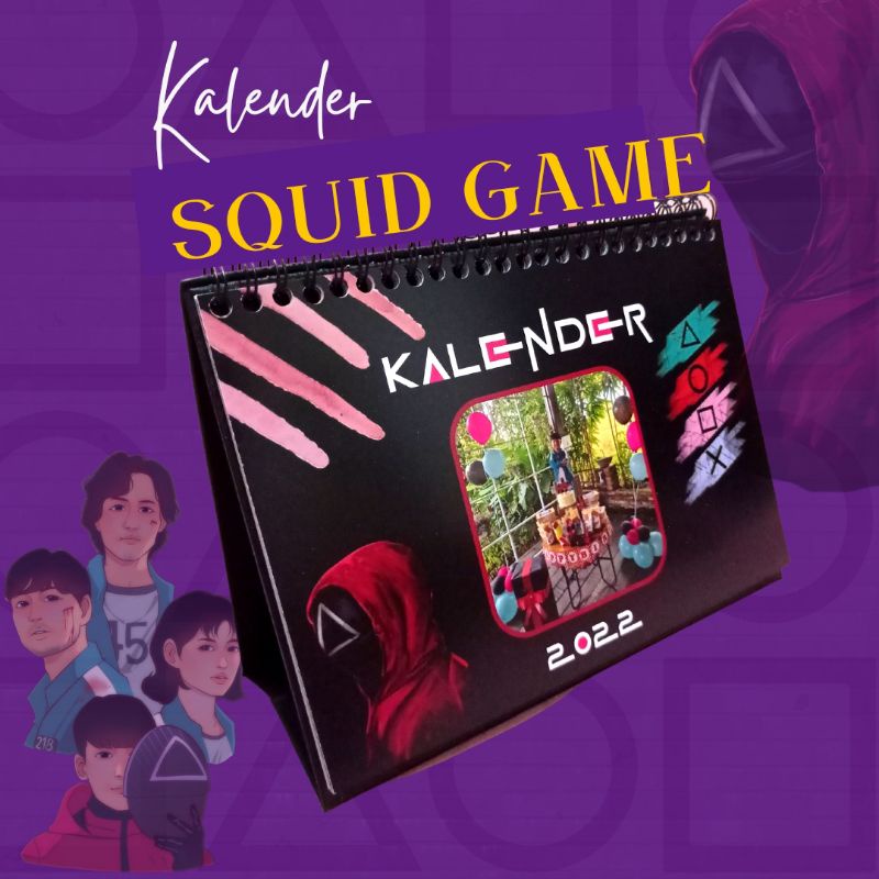 

Kalender Meja 2025 Aesthetic - Kalender Bali Tema Squidgame