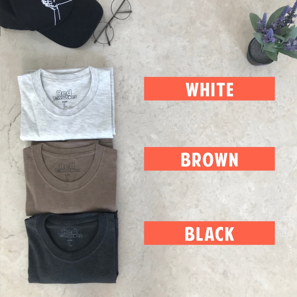 Kaos Polos Misty / ONECK / unisex / tangan pendek / baju pria PREMIUM