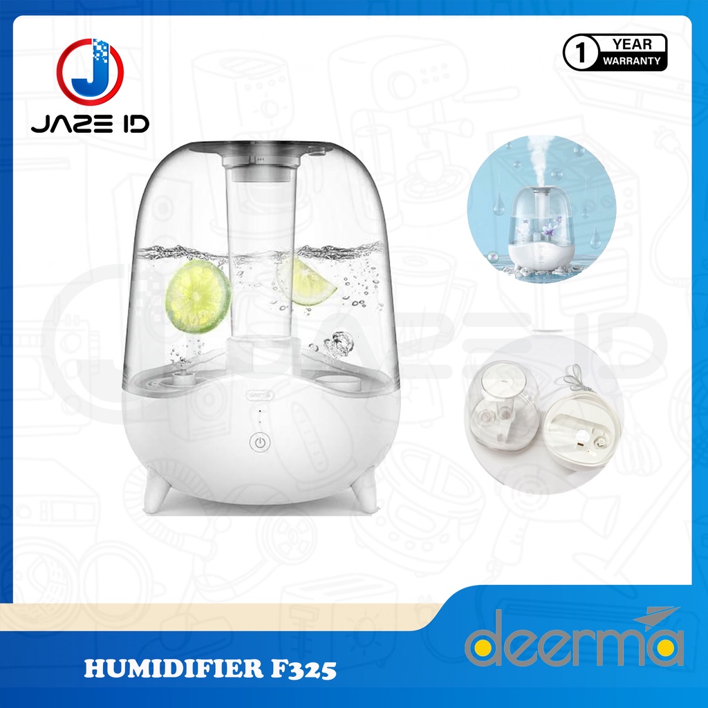 DEERMA Air Humidifier F325 Purifier Pelembab Udara Garansi