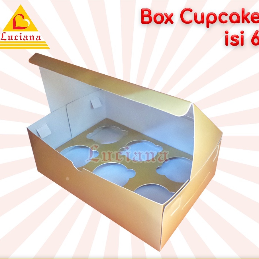 Box Cupcake isi 6 ISI 10