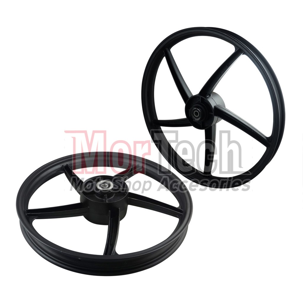 Velg Pelek Racing Rossi Palang 5 Revo Absolute CW Ring 17 140 & 160 Hitam