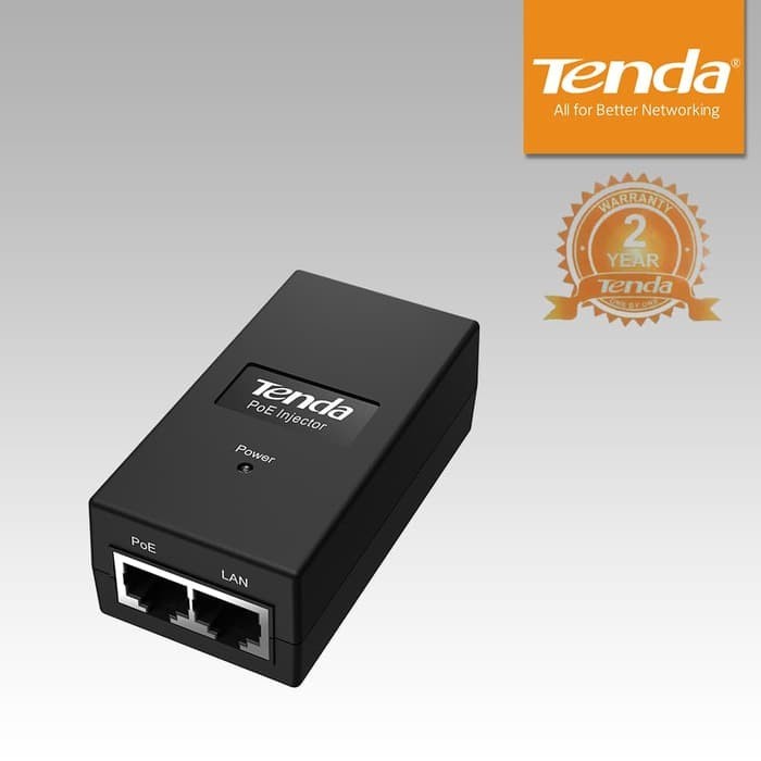 TENDA POE15F 100Base-T 802.3af PoE Injector - PoE Adapter