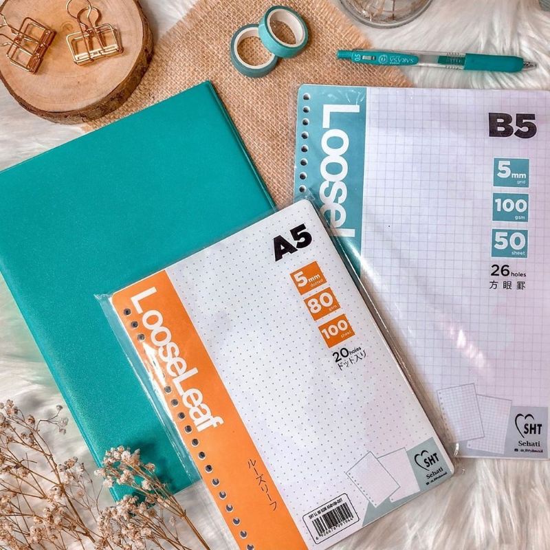 

BUKU BINDER A5/B5 // Bisa dilipat 360°