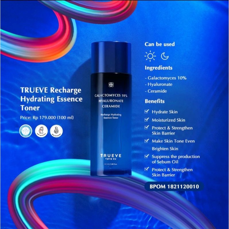 TRUEVE ABC2 Refining Glowing | MC2 Advance Soothing | B2C Acne | Recharge Hydrating Essence Toner