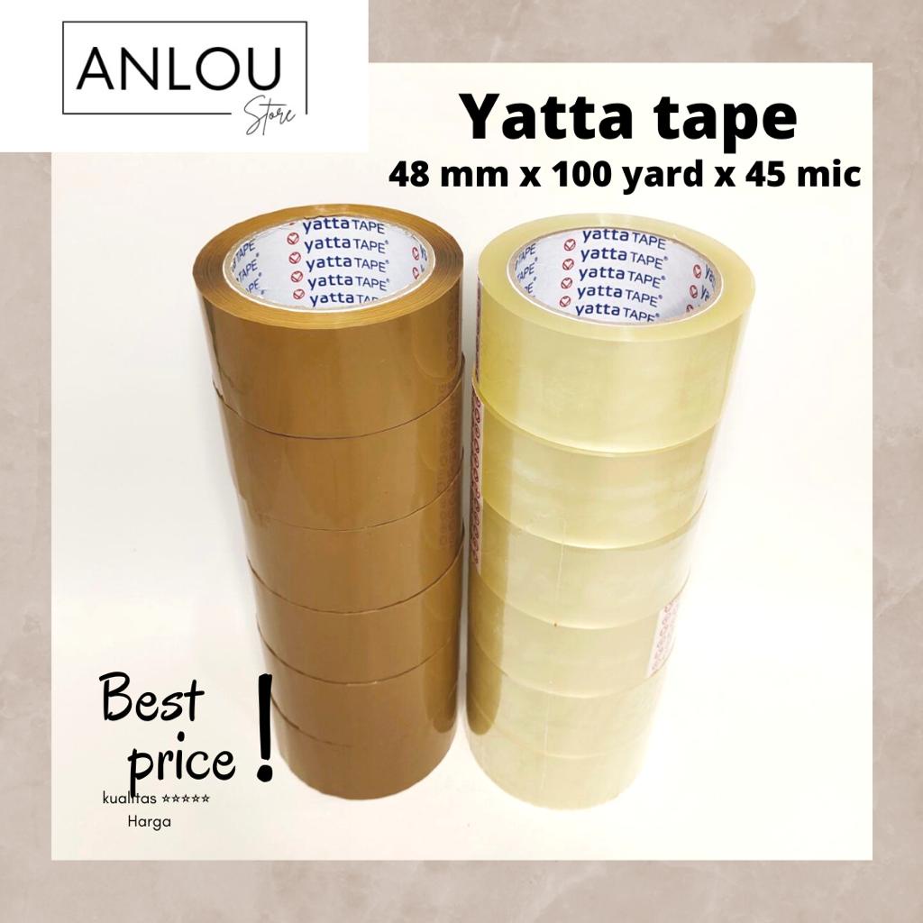 

Lakban Bening Cokelat 100 Yard FULL Yatta (2 inch) 48 mm x 100 y x 45 micron - Per Slop