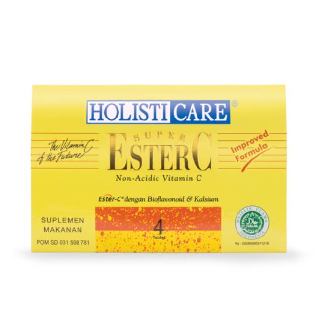 Holisticare Super Ester C isi 4 tablet