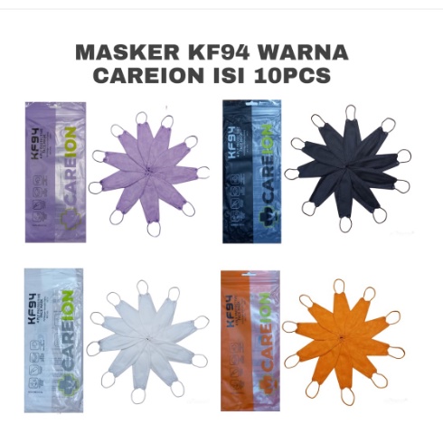 Masker Kf94 isi 10 pcs warna warni