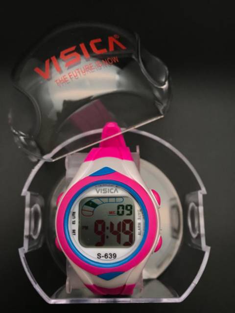 Jam tangan digital anak remaja water Resist merk Visica 639