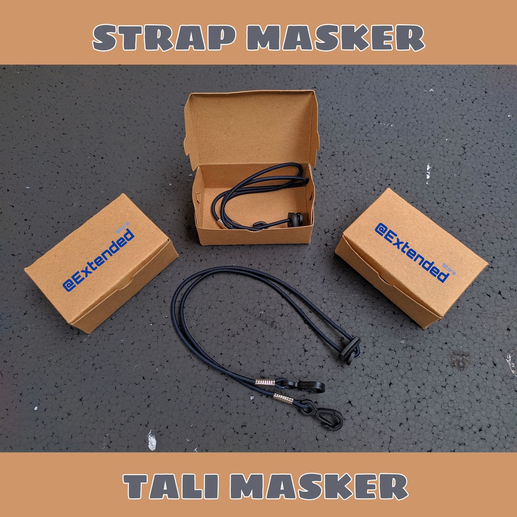 Strap Masker Hijab Tali Masker Strap Masker Korea Gantungan Masker TALI KONEKTOR KALUNG  Pria Wanita