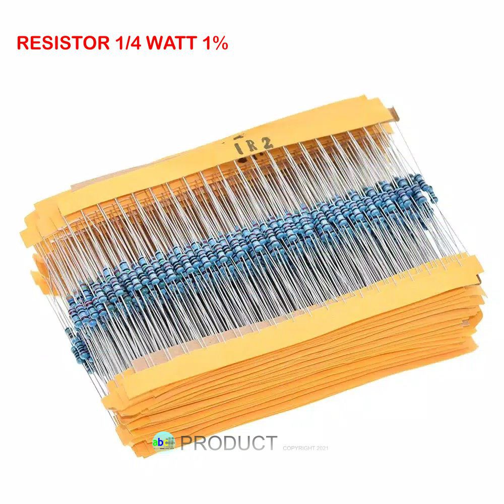 RESTAN 1/4W 1 PERSEN RESISTOR 0.25 WATT