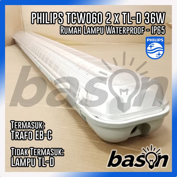 PHILIPS TCW060 C 2XTL-D36W HF 220V - IP65 WATERPROOF