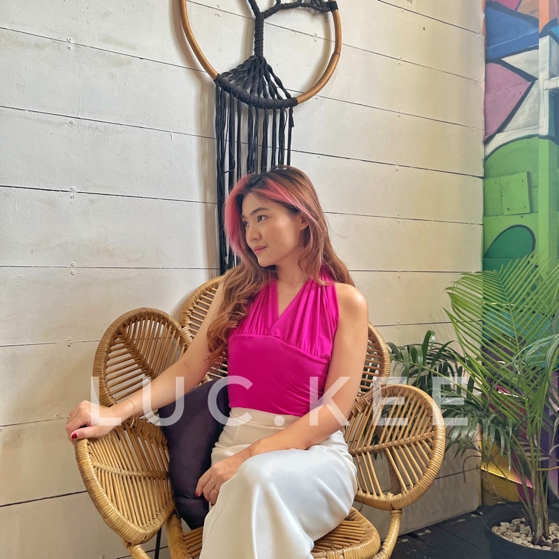 DALMI TOP - V NECK WOMEN TANKTOP/ TANK TOP WANITA