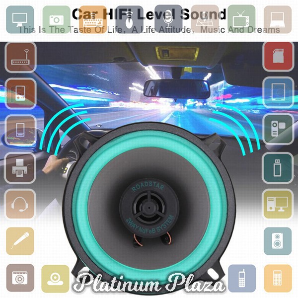 PCINENER Speaker Subwoofer Mobil HiFi 5 Inch 140W 1 PCS - SH-502 - Black/Blue`3LRZY4-