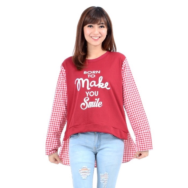 Blouse Smile Code 1492-2