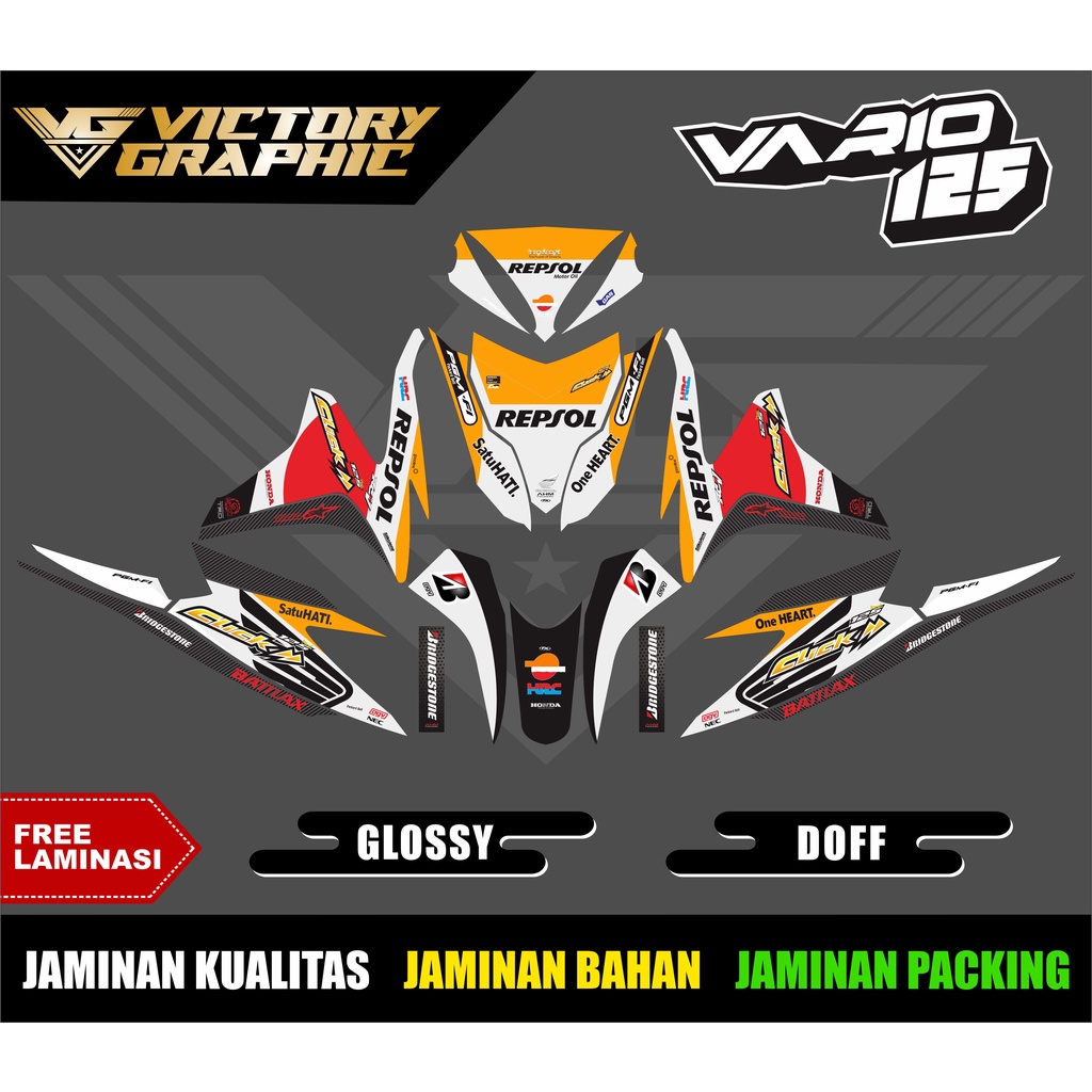 decal vario 125 old decal vario 125 stiker vario 125 old stiker vario 125 REPSOL