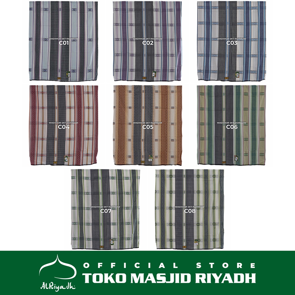 Sarung Wadimor Motif Songket Rainbow