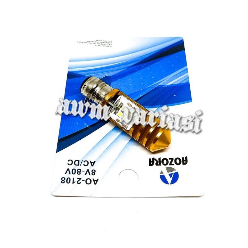 New Lampu motor depan H6 AC DC WARNA PUTIH NYAL motor matic bebek atau universall all motor warna rondom