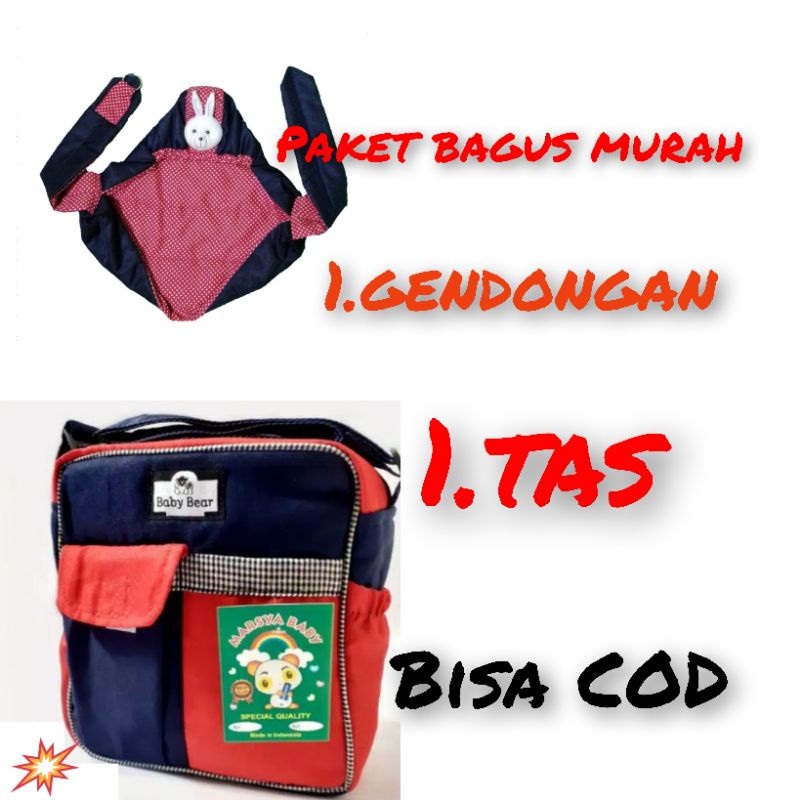 gendongan kerut bolo&amp; tas marsya boneka kelinci